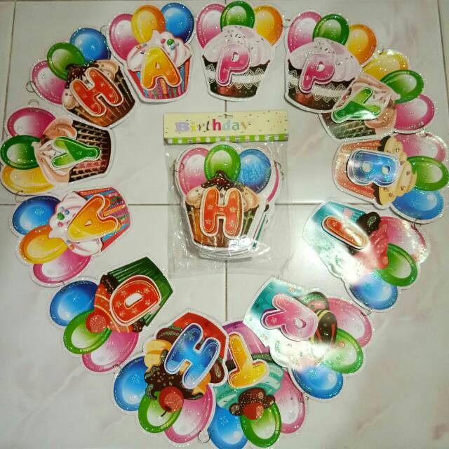Jual Hiasan happy birthday kartun ( BANER ) | Shopee Indonesia