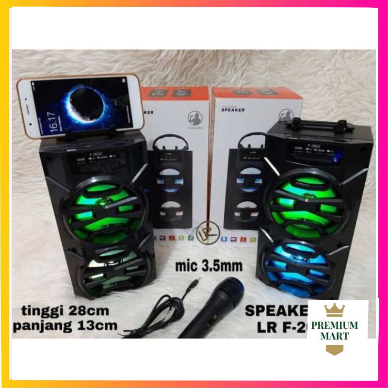 SPEAKER BLUETOOTH LR F-2022 PORTABLE PLUS MIC [PM]