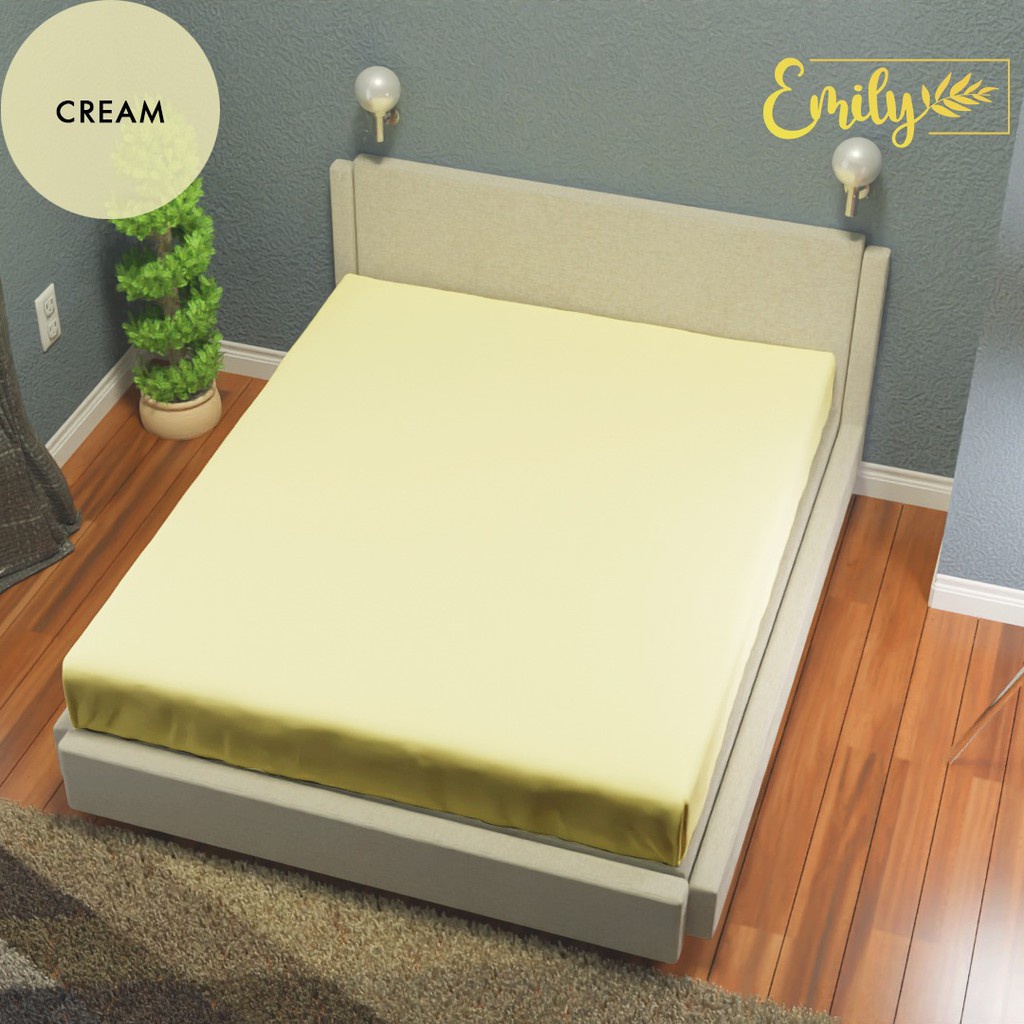 SPREI WATERPROOF ANTI AIR DAN OMPOL UK 180x200 KASUR NO 1 / SPREI WATERPROOF MOTIF KARAKTER KARTUN-CREAM WP