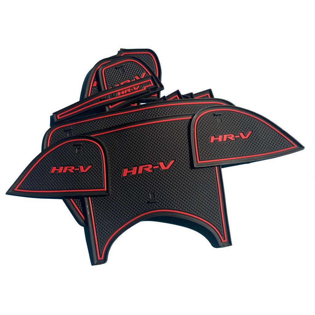 Honda HRV Interior Slot Mat Interior coaster Non-slip mat Cocok untuk Honda HRV Aksesoris tahan debu Tahan Air