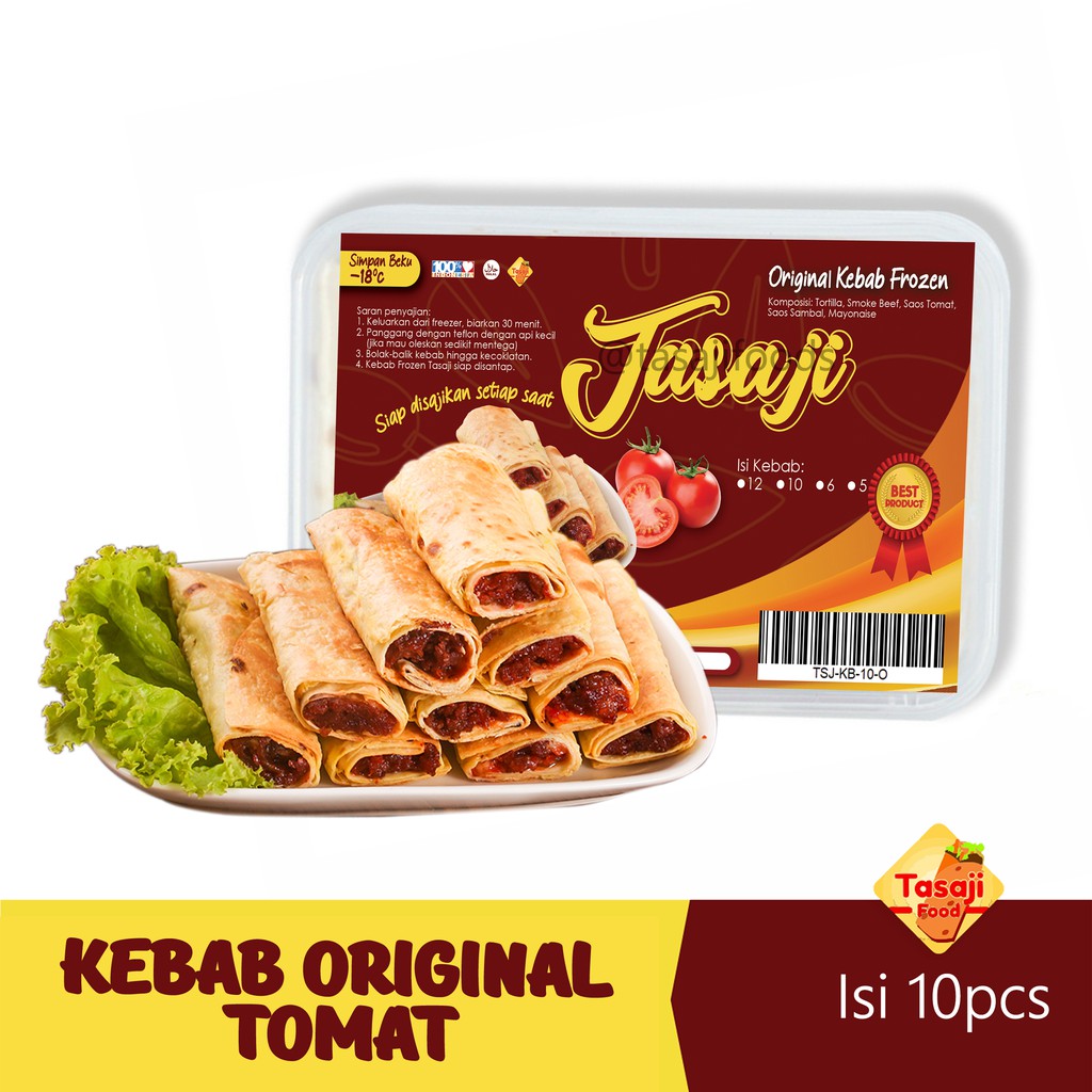 Kebab Frozen Besar Tasaji Isi 10