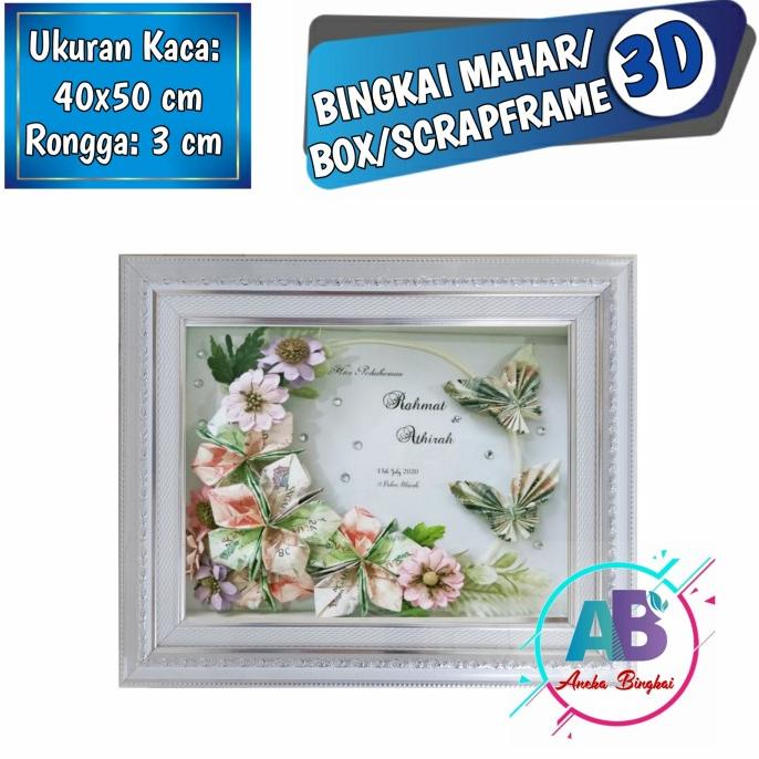 

AKSESORIS PERNIKAHAN BINGKAI MAHAR PERNIKAHAN FRAME UANG SESERAHAN 40X50 RONGGQ 3 CM PERLENGKAPAN PESTA CRAFT