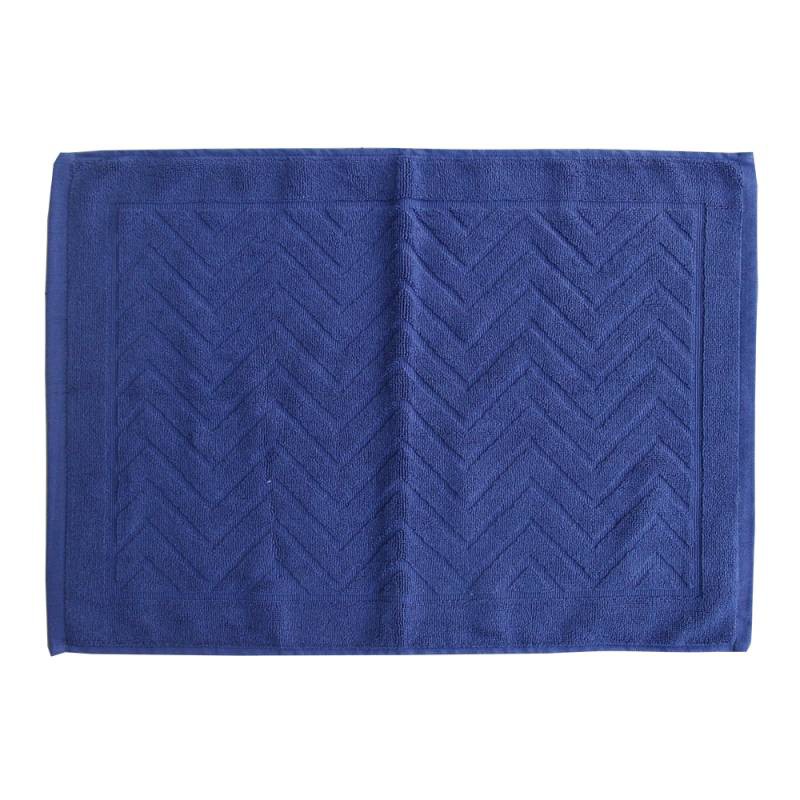 

JYSK Keset Bathmat Towel 40X60CM Zigzag Blue