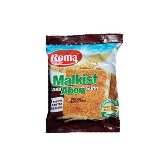 

Wafer-Biskuit- Roma Malkist Abon Sachet @1000 (1 Renceng Isi 10 Sachet) -Biskuit-Wafer.