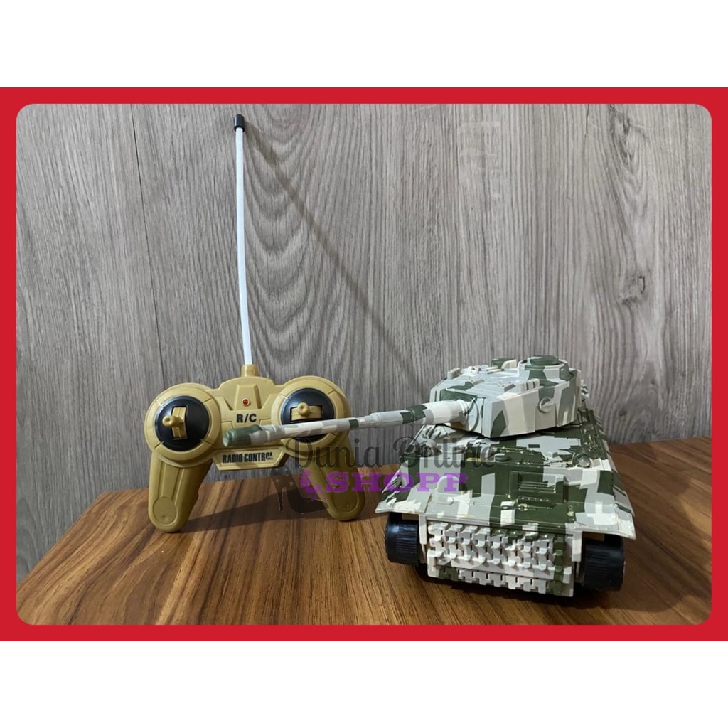 MAINAN ANAK LAKI LAKI REMOTE CONTROL RC TANK / TANK ARMY REMOTE CONTROL