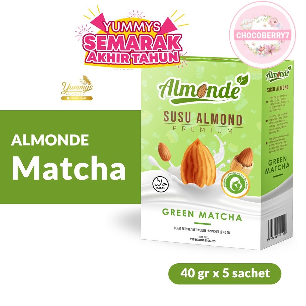 ALMONDE PREMIUM ALMOND Asi Booster Almond Premium Yummys Almond Kemasan BARU