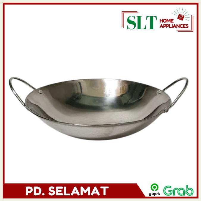 Wajan Mini Stainless Steel 25CM 10" Wajan Stainless Steel Wajan Kecil BRG BARU