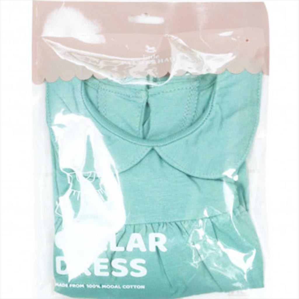 Little palmerhaus Collar Dress Warna Tosca Green