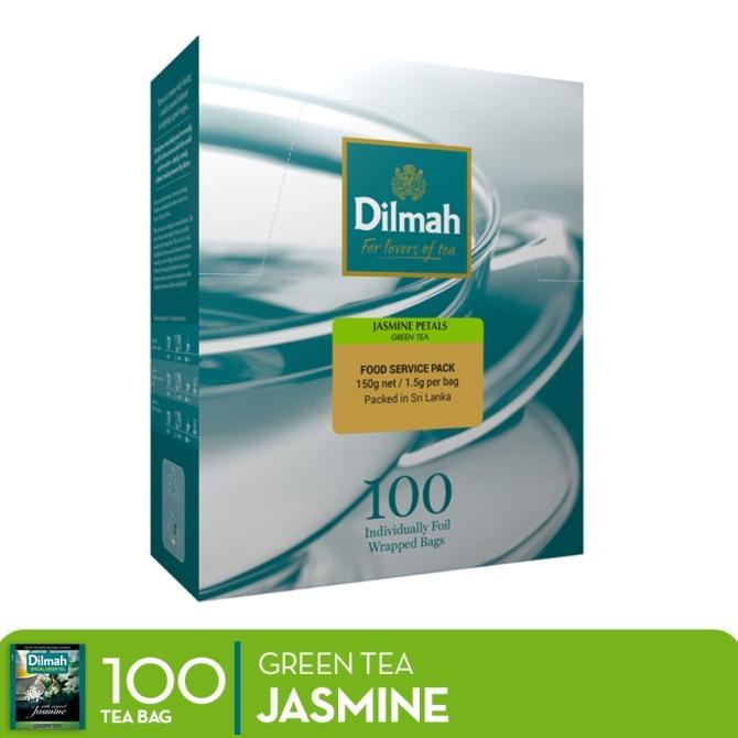

[ COD ] Dilmah Jasmine Green Tea [Kemasan Foil Envelope 100s] - Teh Celup TERBAIK Kode 146
