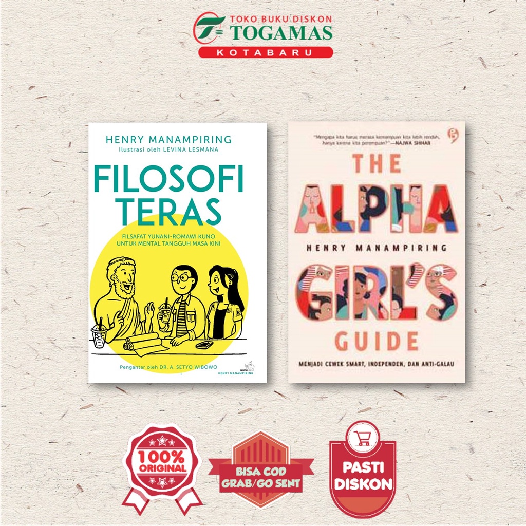 READY STOK - ALPHA GIRLS GUIDE  // FILOSOFI TERAS - HENRY MANAMPIRING