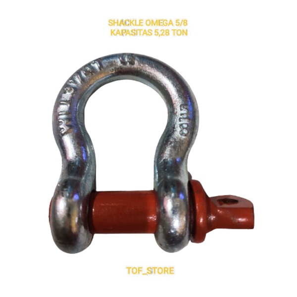 Shackle Omega 5/8 G 209 ( 3,25 Ton)
