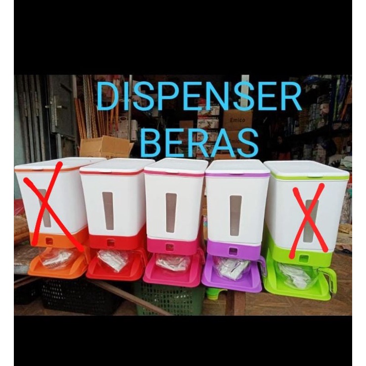 dispenser beras 12 kg