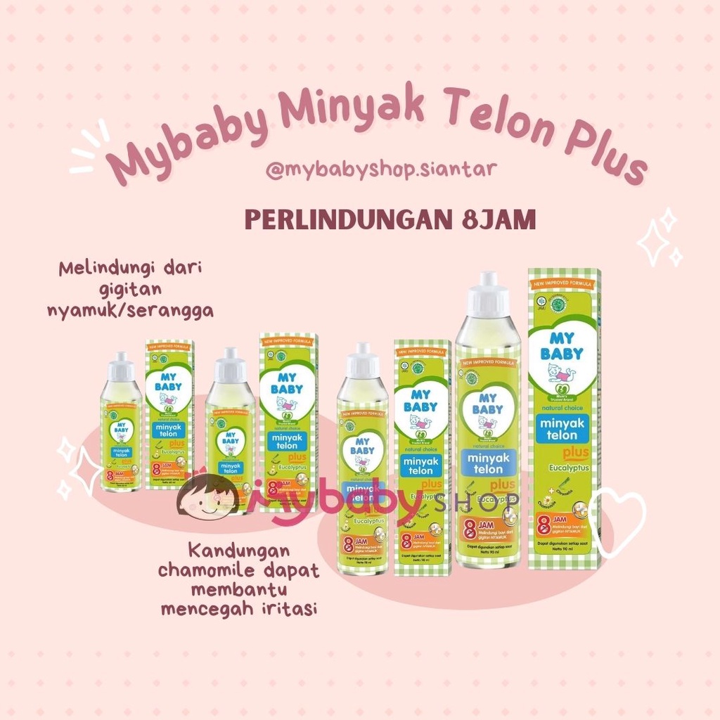 MY BABY MINYAK TELON PLUS / mybaby minyak telon / telon bayi / mybaby telon