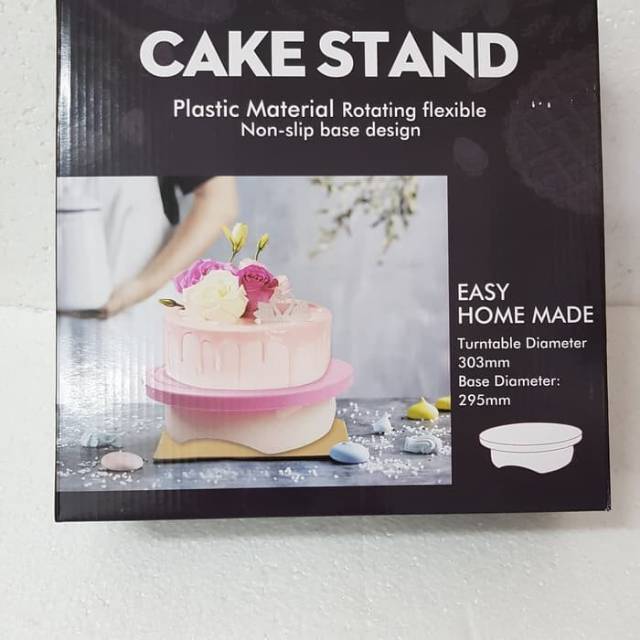 Meja putar kue / cake stand