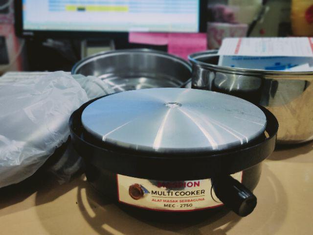 Maspion Mec 2750 Multi Cooker Alat Masak Serbaguna Panci Elektrik