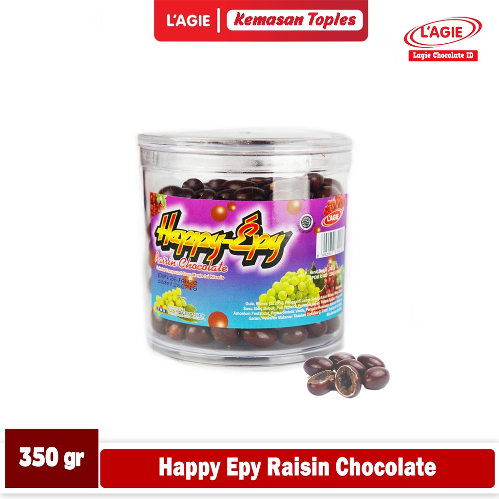 

LAGIE HAPPY EPY RAISIN CHOCOLATE 350GRAM