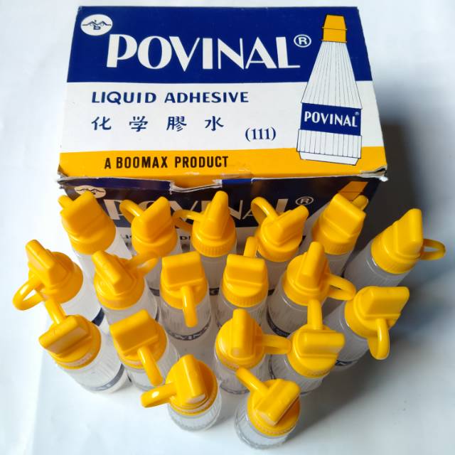 

Lem Kertas POVINAL .22ml,75 ml harga tertera per 1 pcs