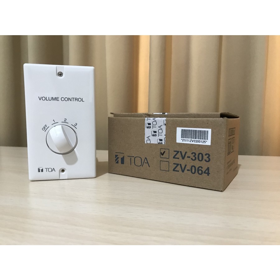 VOLUME CONTROL ATTENUATOR 6-30W 6-30 WATT TOA ZV-303