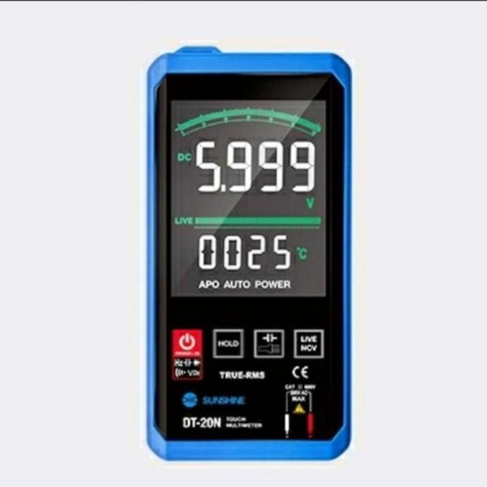 Multitester Digital Sunshine DT-20N Display Digital Touchscreen LCD