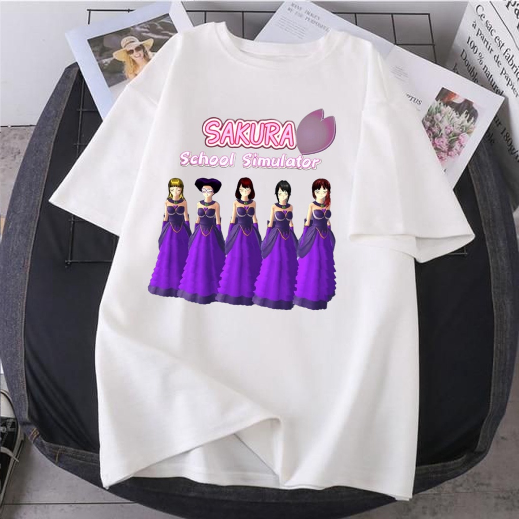 KAOS ANAK PEREMPUAN SAKURA SCHOOL SIMULATOR TERBARU