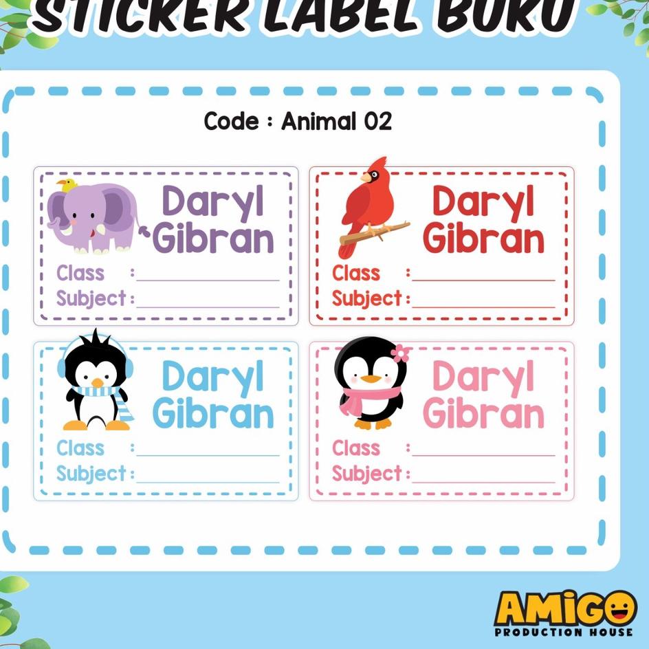 

Paling Dicari.. stiker buku stiker nama lucu stiker label buku waterproof stiker buku pelajaran stiker anak