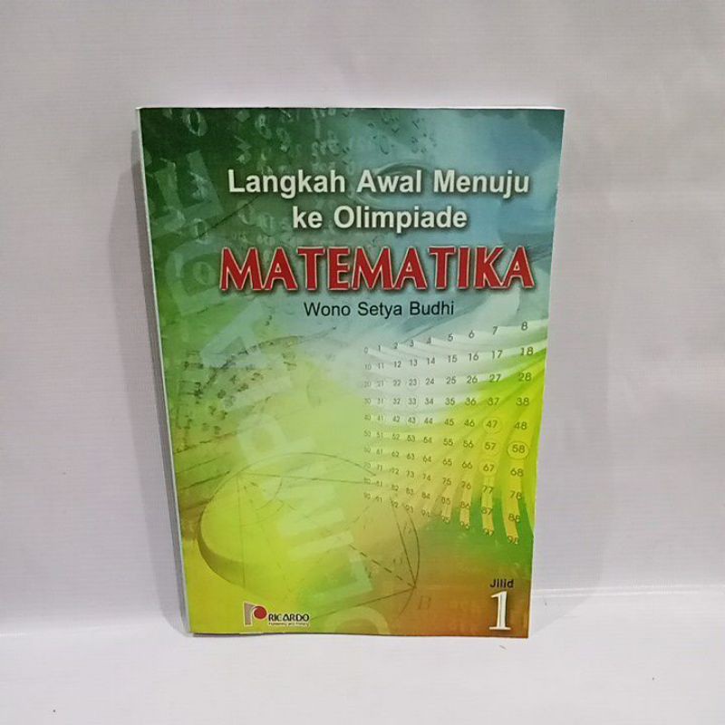 buku langkah awal menuju ke olimpiade matematika jilid 1