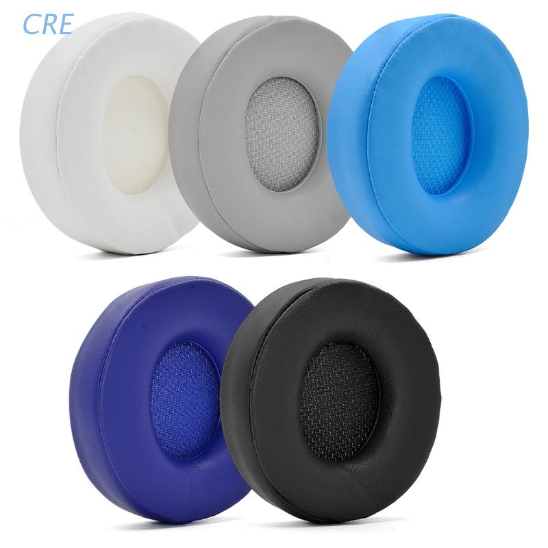 Cre 2pcs Bantalan Earpad Pengganti Bahan Spons Tebal Nyaman Untuk Headphone Solo Pro