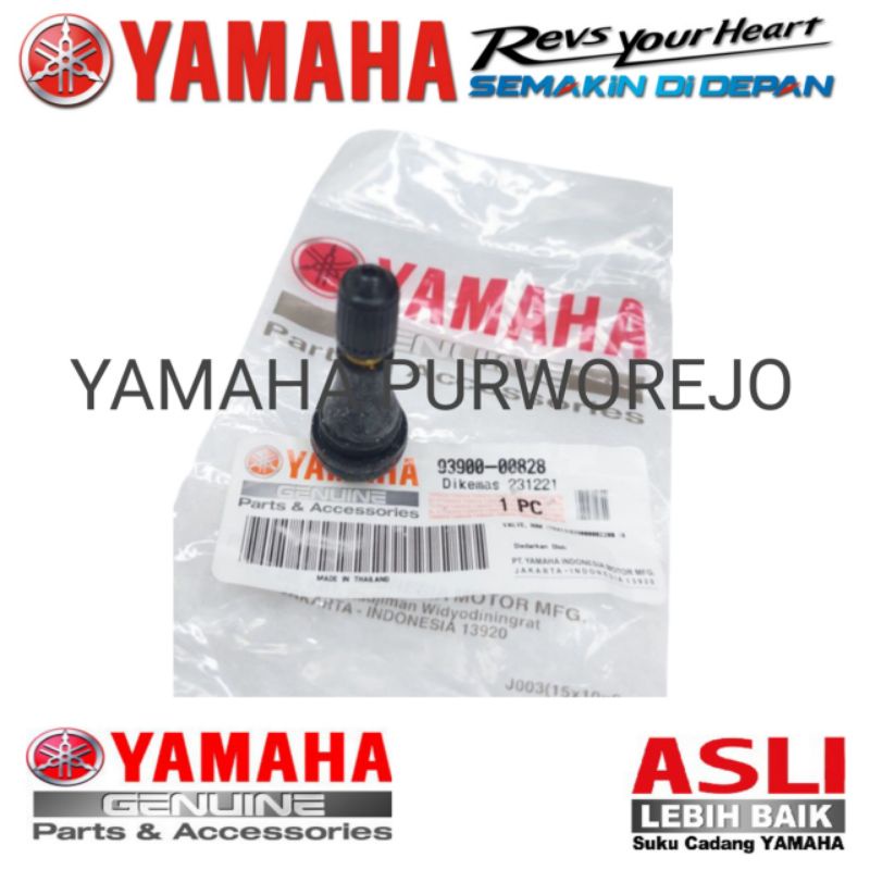 PENTIL BAN TUBELESS NMAX, AEROX, LEXI, VIXION, GEAR 125, MIO S, Z, FREEGO / VALVE RIM / 93900-00828