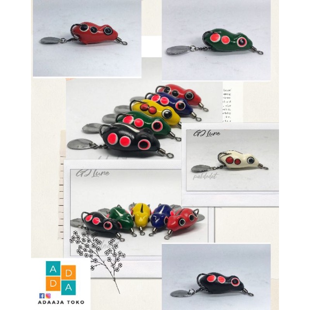 GRATIS ONGKIR SOFTFROG LURE 3CM || SOFT FROG GJ LURE MEGA UMPAN LURE MURAH