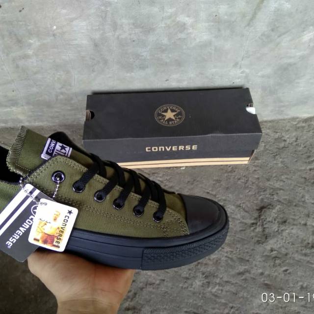 Converse CT cowo green army limited edition | Shopee Indonesia