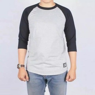 Jual Kaos Raglan Lengan 3/4 Kualitas Distro | Raglan Murah | Kaos