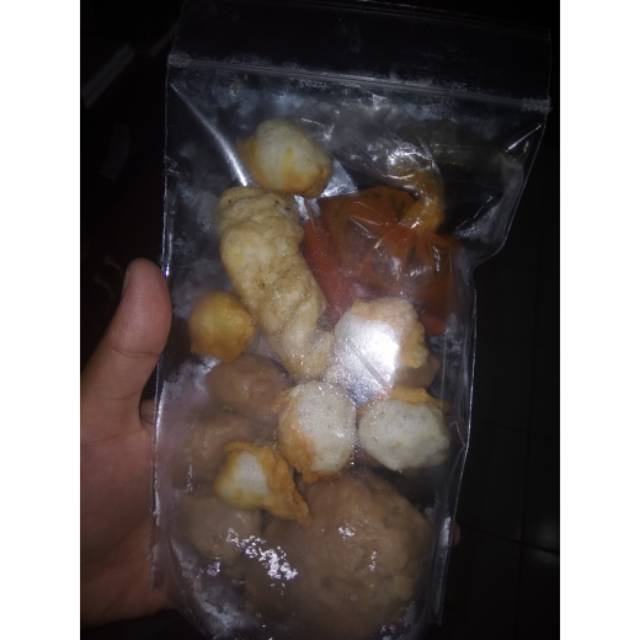 

Bakso instan isi telur utuh