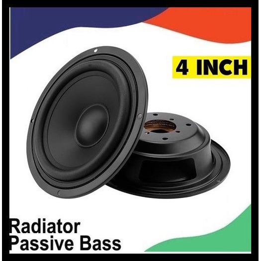 Bass Passive Radiator Booster 4 Inch Speaker Woofer Alat Penambah Bass Kode 852
