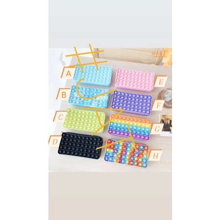 READY STOCK PENCIL CASE POP IT POLOS