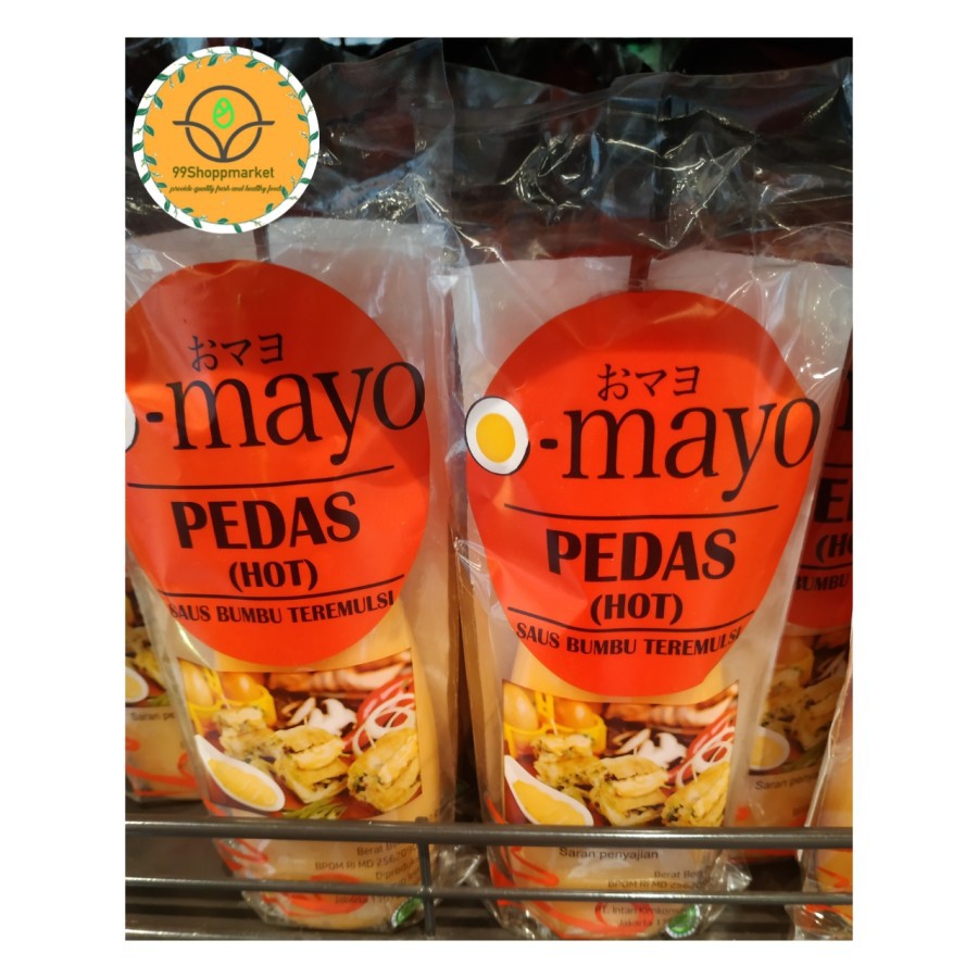 

O-Mayo Mayonaise | Saus Bumbu Pedas Teremulsi | Saus Dipping 220 gr