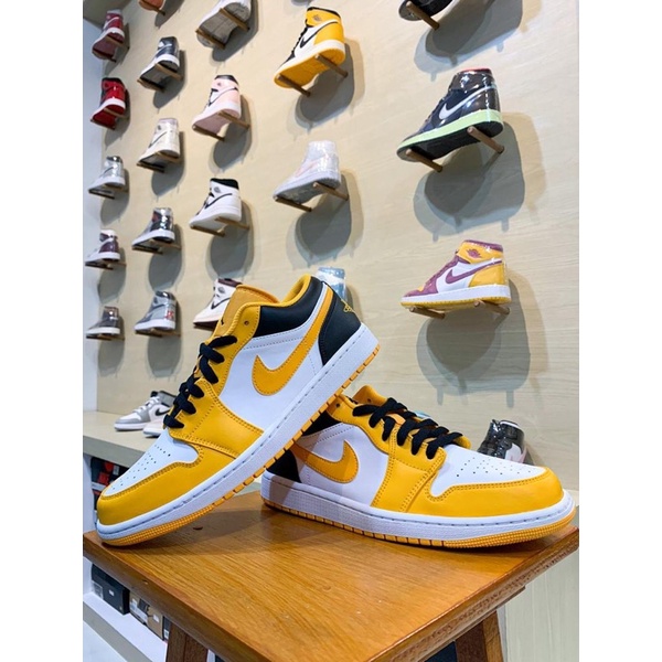 Air Jordan 1 Low Taxi Yellow Resmi Original