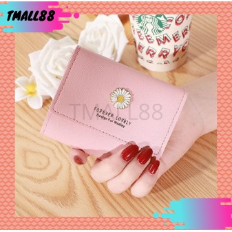 ♥TMALL88♥ Dompet Lipat Mini Motif Bunga Daisy / Dompet Import / Dompet Wanita Q27