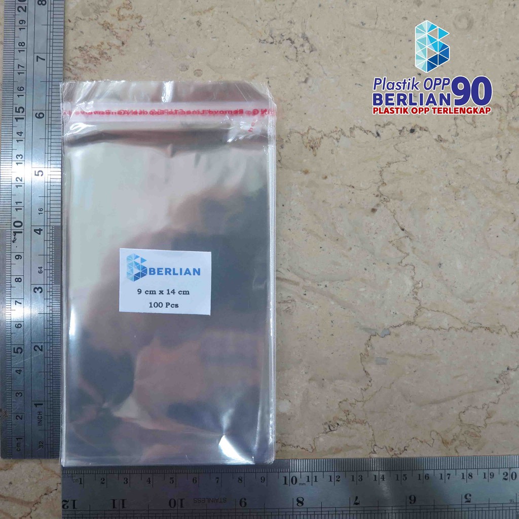 

9X14 CM PLASTIK OPP (SEAL/LEM) TEBAL 18 MIC ASLI / PLASTIK KEMASAN KUE / ROTI / BOLU / MAKANAN