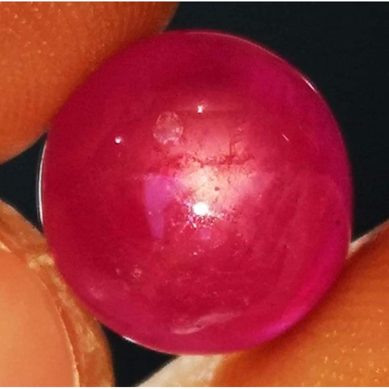 Batu Permata Ruby star burma est crystal lostun tanpa ring