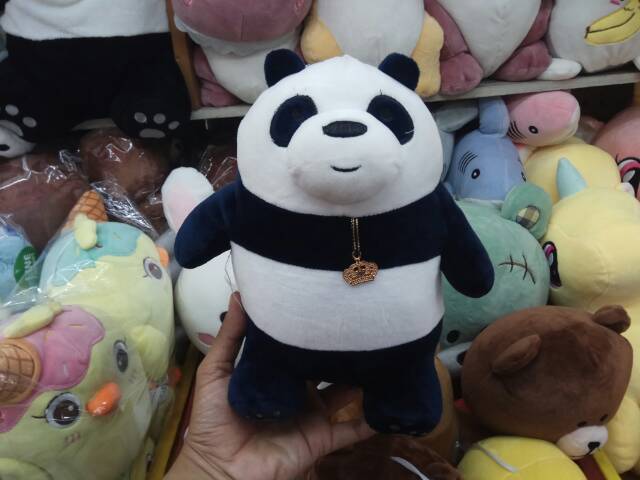 Boneka soft we bare bear 20cm 25cm 30cm panda teddy souvenir kado ultah