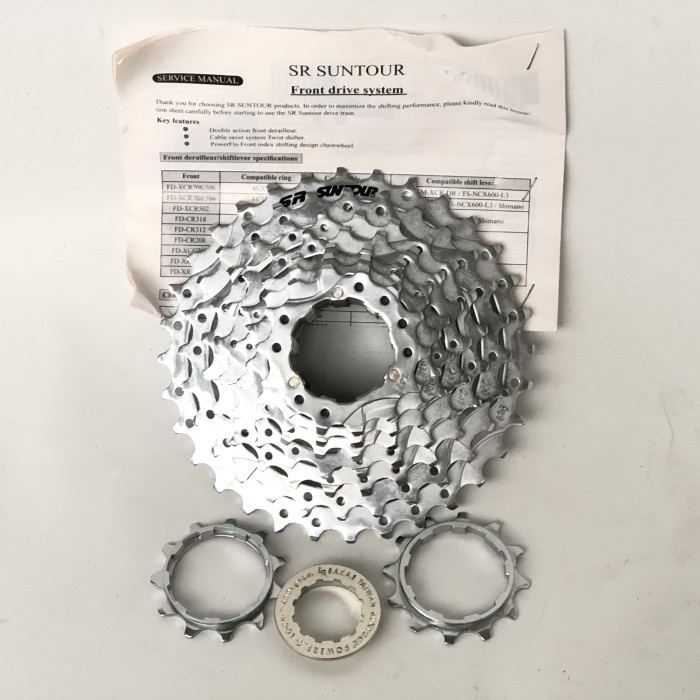 SPROCKET SUNTOUR 9 SPEED 1132T MADE IN TAIWAN SPROCKET 9 SPEED 1132T