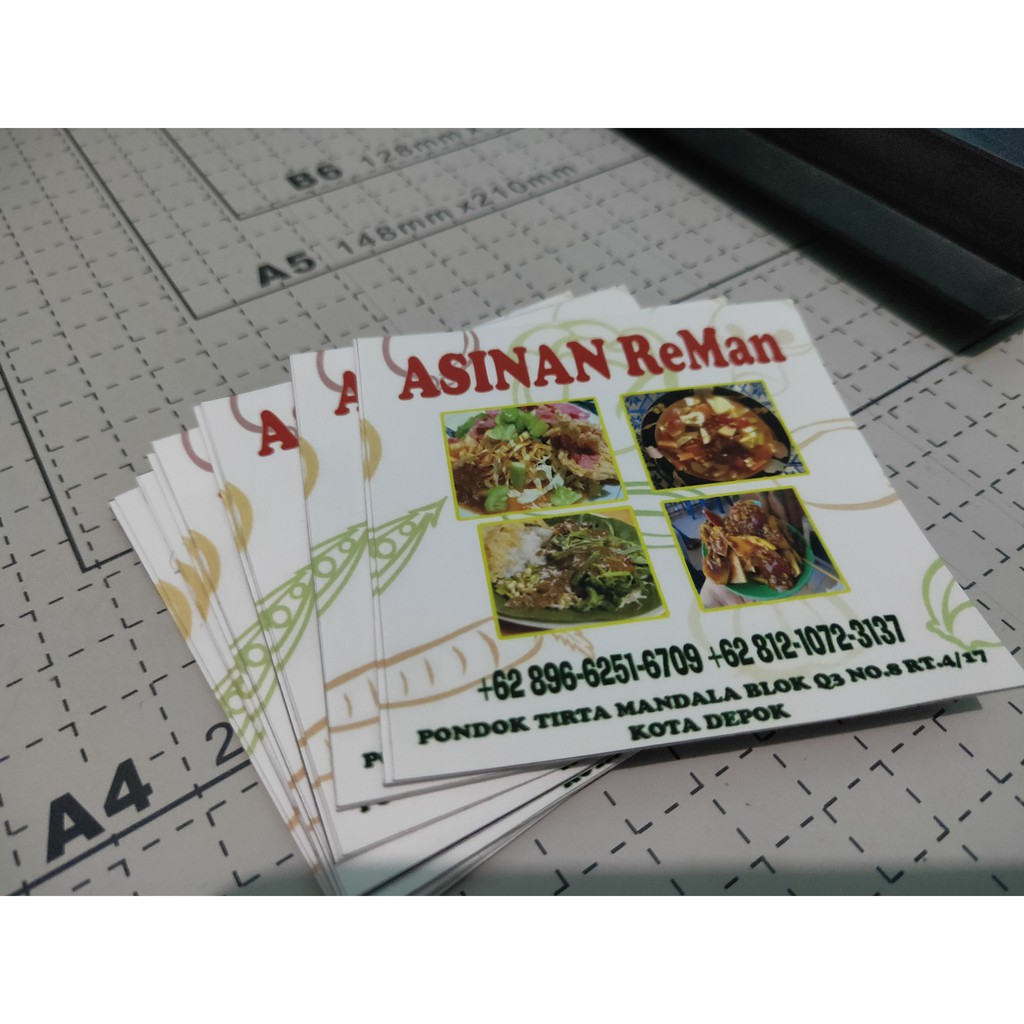 (FREE BONUS) Cetak Sticker Custom A3+ Murahh Cetak Sticker Makanan Murah