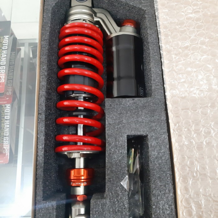 Shock tabung matic RIDE IT GP Extreme Mio Vario Beat Scoopy lexi - Merah, 330