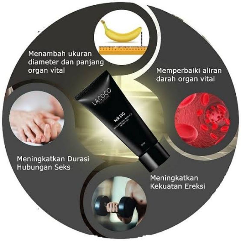 LACOCO MR BIG ORIGINAL NASA Obat original BPOM Asli Original Pembesar Penis Pria Kelamin Permanen