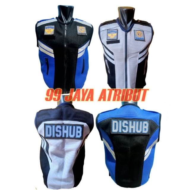 Rompi Tebal, Rompi Dishub Biru, Rompi Dishub Terbaru, Rompi Dishub Jala Mesh