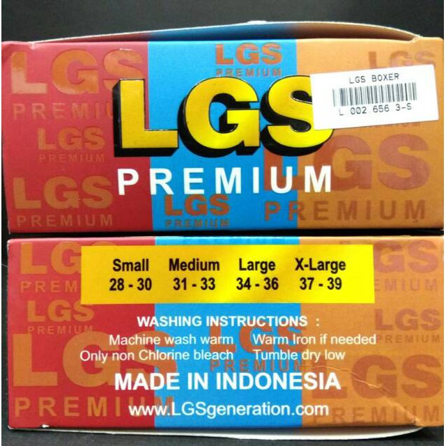 Celana Boxer LGS 656 ISI 3 PCS |CELANA BOXER LGS PREMIUM