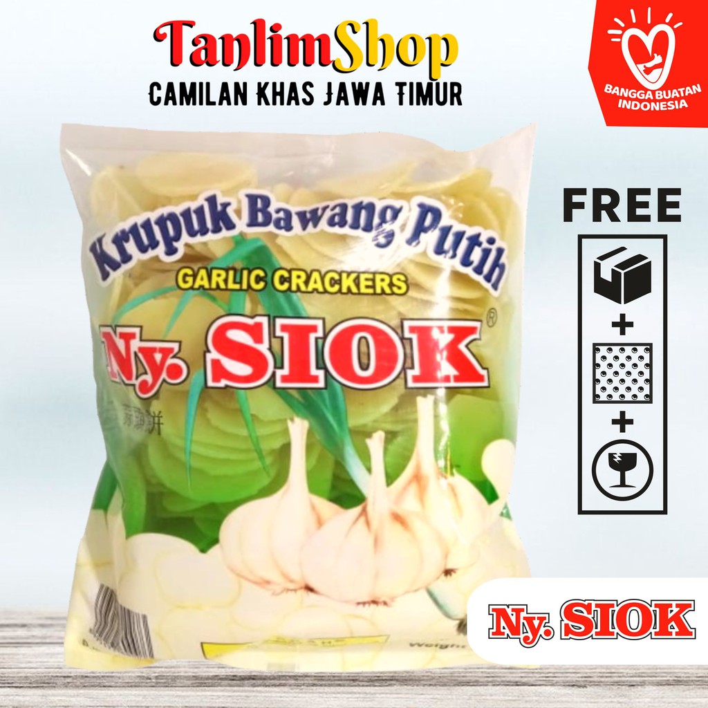 KRUPUK KERUPUK BAWANG NY SIOK - 500gr