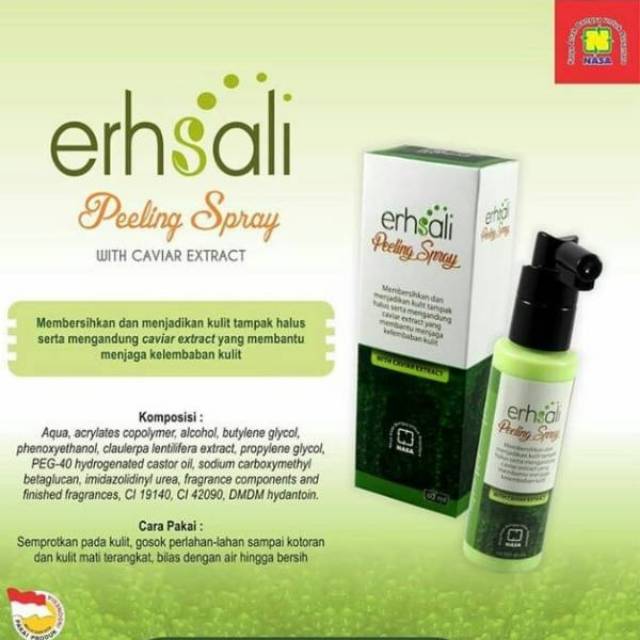 Ershali Peeling Spray - Perontok Daki Dan Kulit Mati
