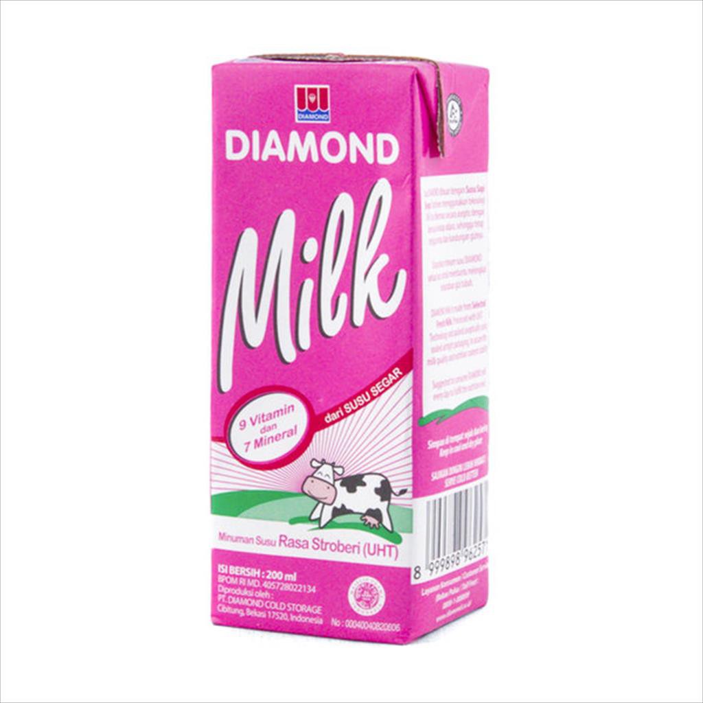 

Susu Diamond UHT Stroberi 200ml