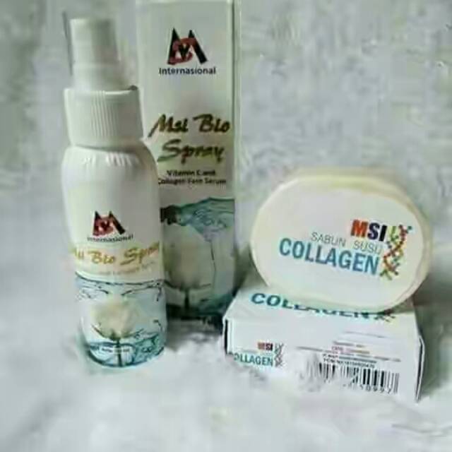 BIOSPRAY + SABUN COLLAGEN 100% PRODUK ASLI MITRA MSI